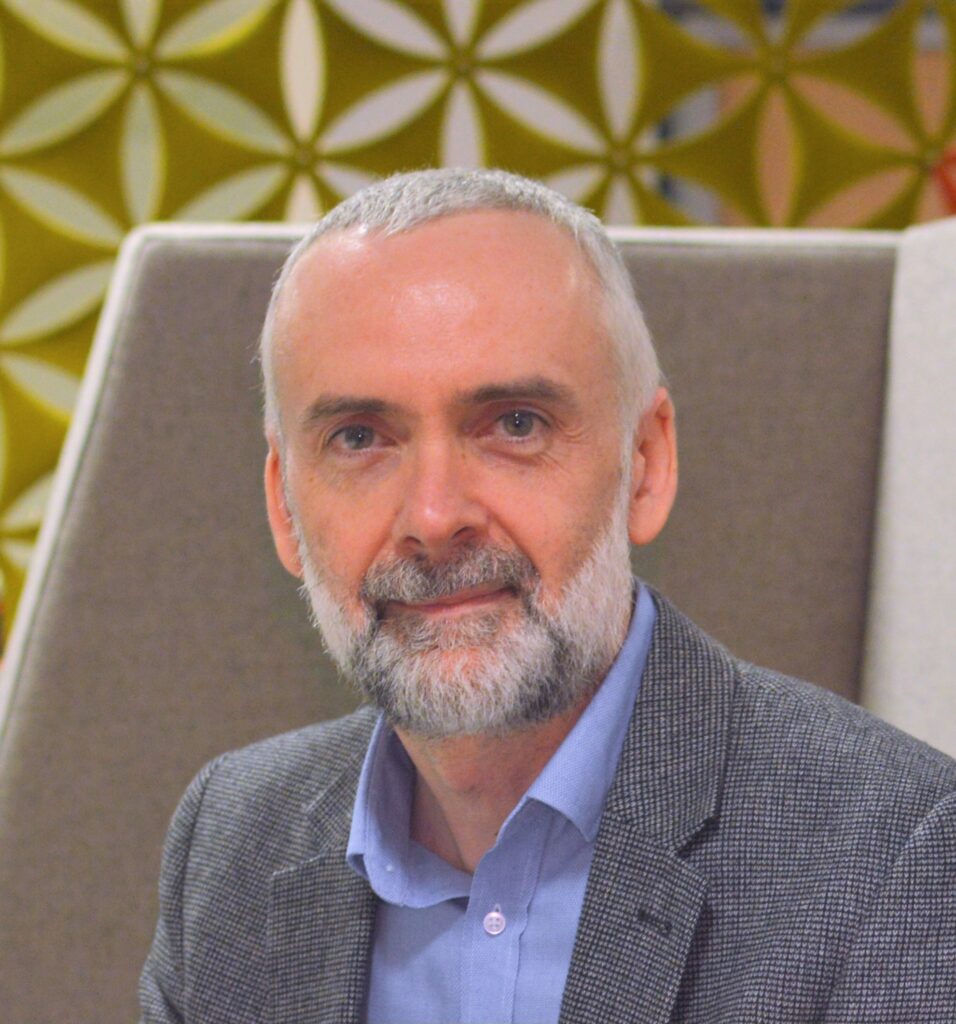 A head and shoulders photograph of Marc O'Donnell, Executive Director of East Park.